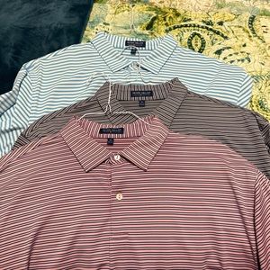 3 Peter Millar Crown Crafted Polos